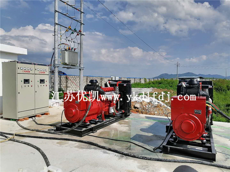 2020年7月24日，400KW玉柴聯(lián)合動力發(fā)電機組兩臺并機交付廣西某工廠使用