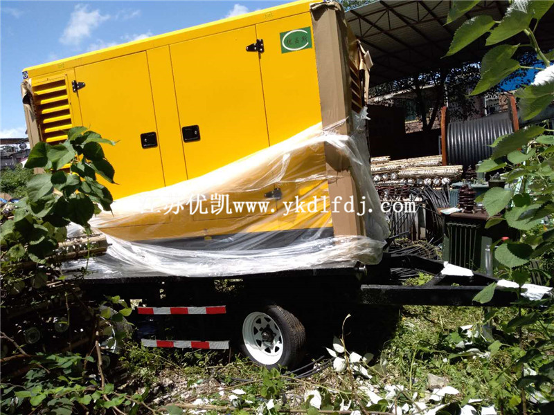 2020年8月5日，100KW玉柴靜音型移動拖車交付廣西某水力電力公司使用