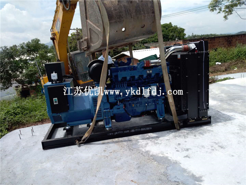 2020年8月25日，200KW玉柴發(fā)電機組交付廣西某木材廠使用