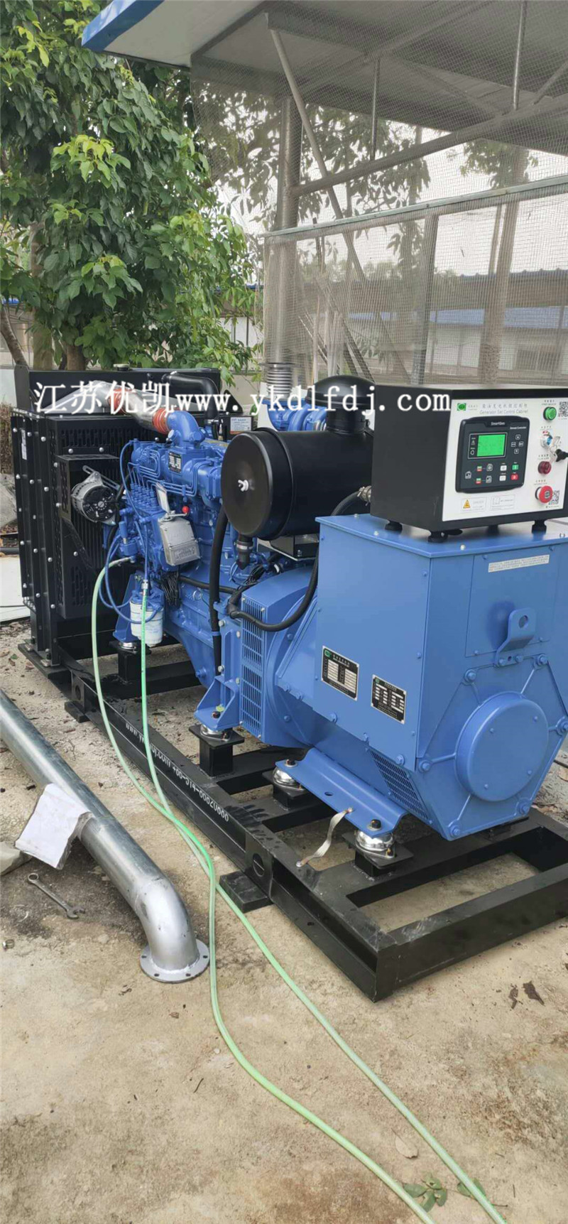 2020年10月13日，150KW玉柴發(fā)電機(jī)組交付廣西某養(yǎng)殖場使用