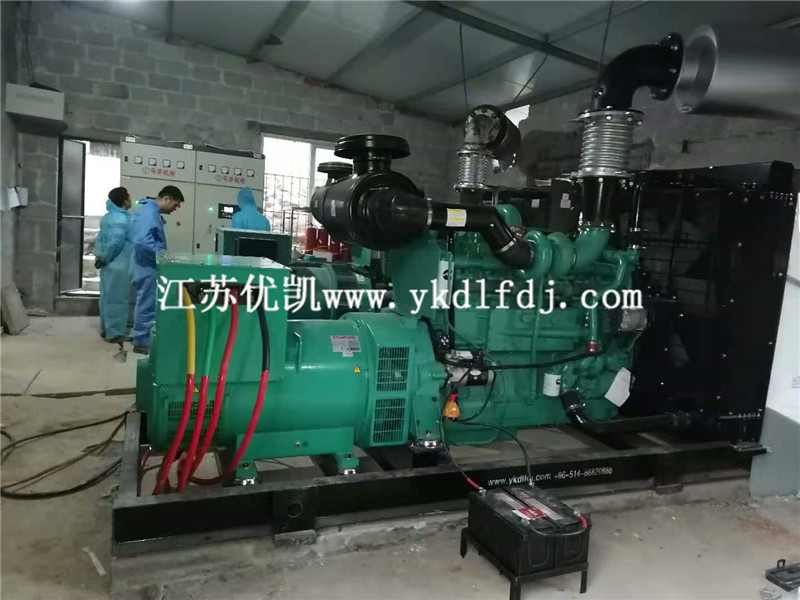 2020年11月14日，400KW重慶康明斯發(fā)電機(jī)組2臺并機(jī)交付養(yǎng)殖公司使用