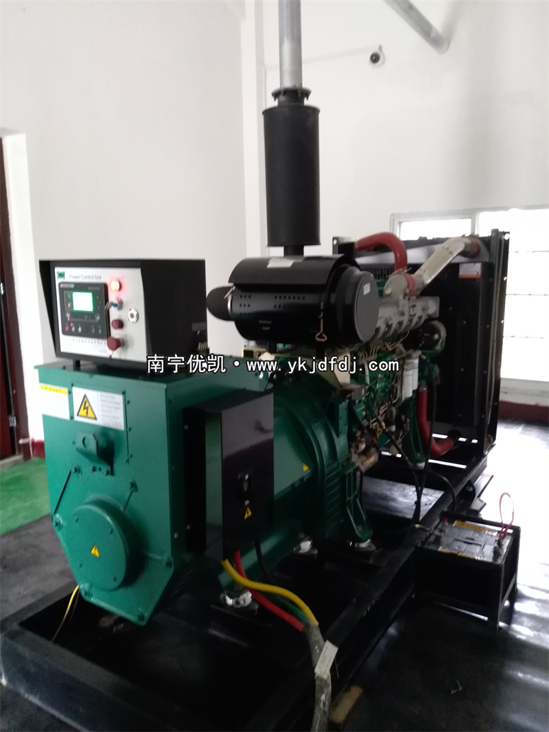 2022年6月28日，200KW玉柴發(fā)電機(jī)組崇左項(xiàng)目安裝調(diào)試完畢