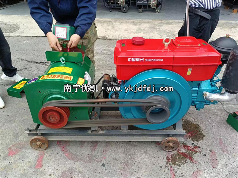 2023年5月9日，客戶(hù)到店自提一臺(tái)24kw單缸柴油發(fā)電機(jī)