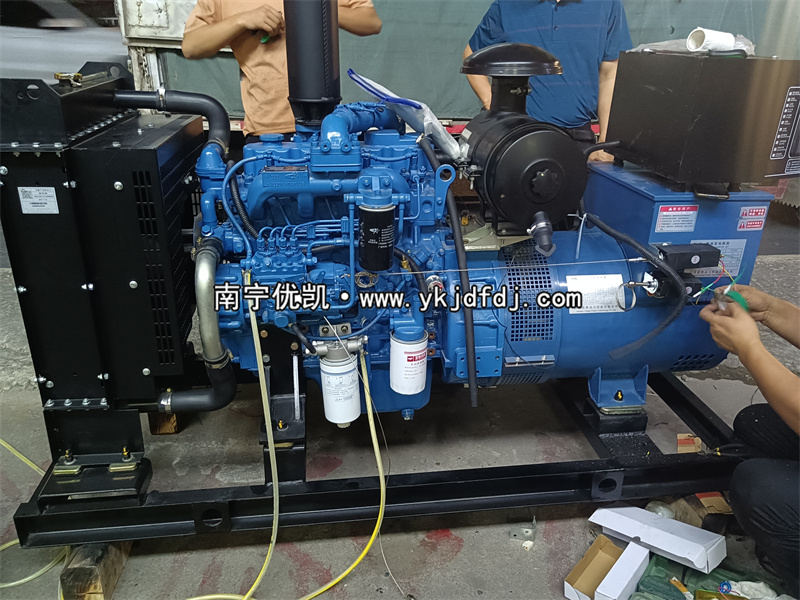 2023年5月23日，客戶(hù)到店自提一臺(tái)50kw玉柴柴油發(fā)電機(jī)組