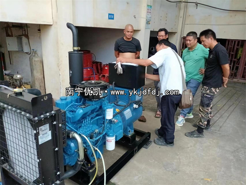 2023年8月16日，30kw玉柴柴油發(fā)電機(jī)組發(fā)貨南寧某自來(lái)水公司