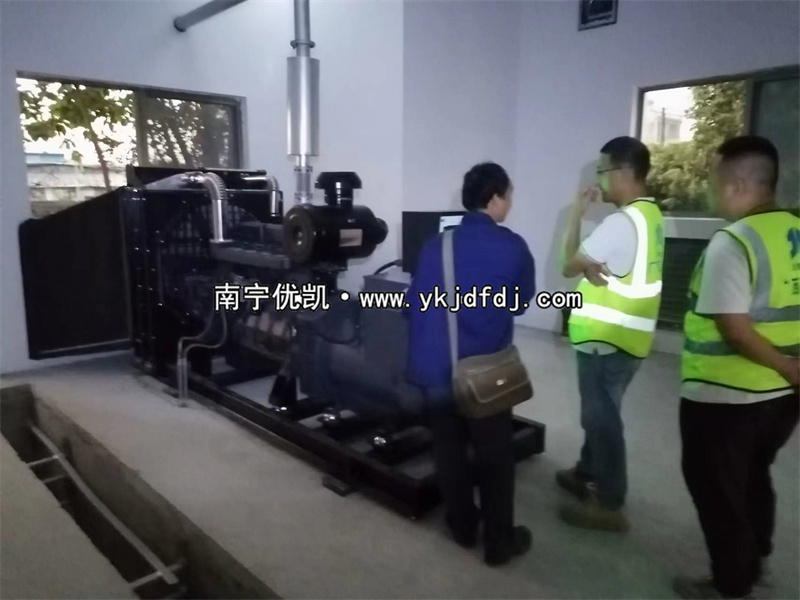 2023年11月28日，欽州項(xiàng)目250kw上柴發(fā)電機(jī)組到貨安裝調(diào)試