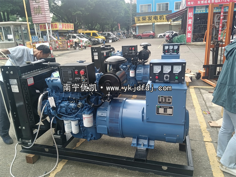 2024年5月31日，兩臺(tái)50KW玉柴發(fā)電機(jī)組試機(jī)發(fā)貨南寧某養(yǎng)殖場