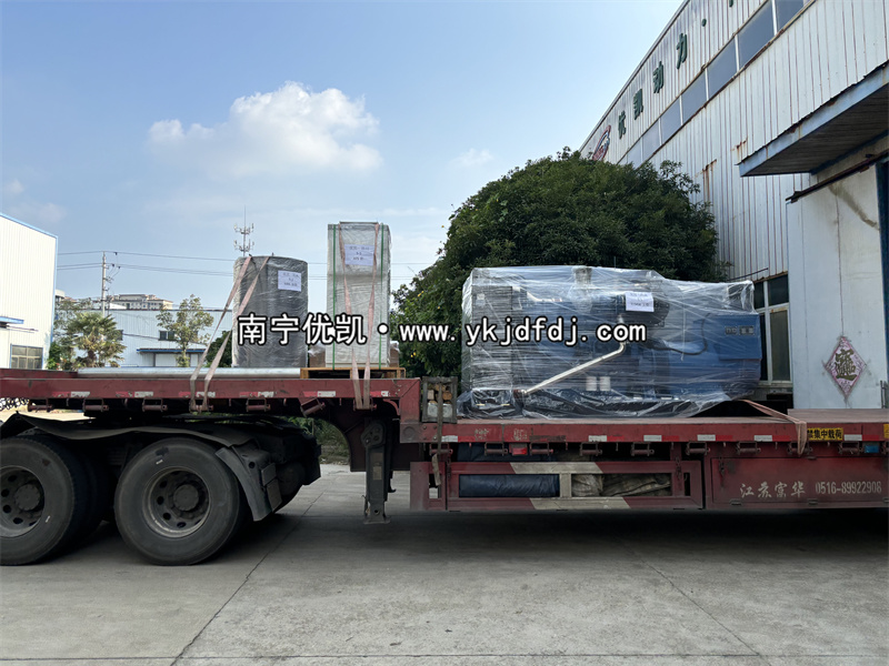 2024年9月18日，梧州藤縣項目315kw玉柴發(fā)電機(jī)組裝車發(fā)貨