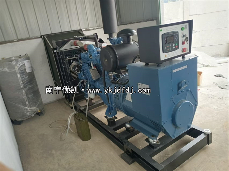 2024年11月28日，崇左大新項目150kw玉柴發(fā)電機組安裝并試機