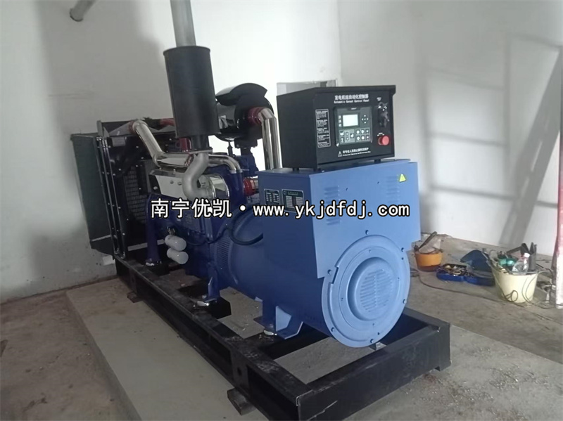 2025年10月30日，防城港項(xiàng)目300kw柴油發(fā)電機(jī)組安裝完成并試機(jī)